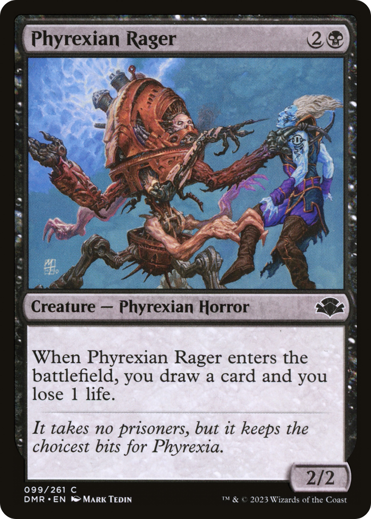 Phyrexian Rager [Dominaria Remastered] | Odin's Place