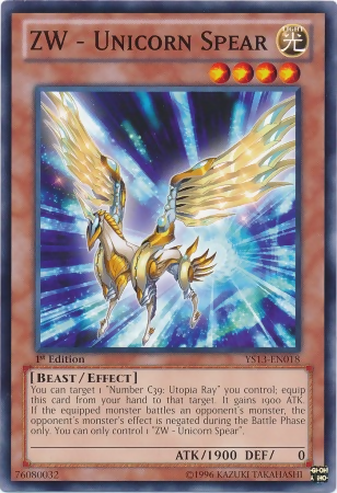 ZW - Unicorn Spear [YS13-EN018] Common | Odin's Place