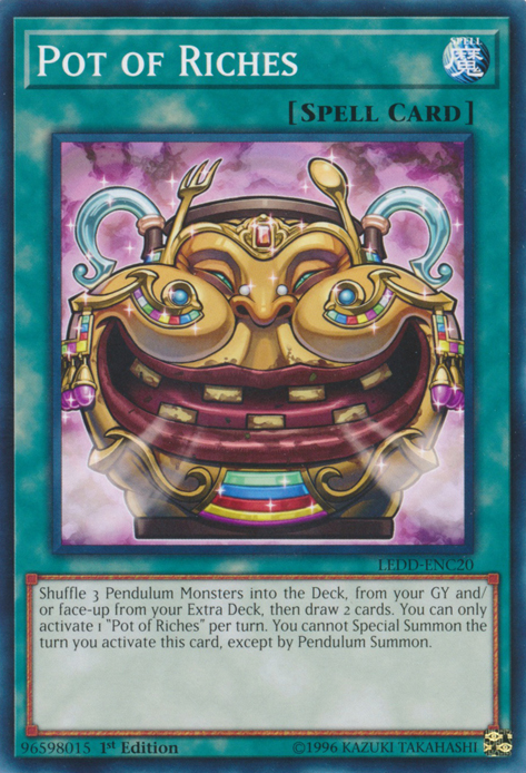 Pot of Riches [LEDD-ENC20] Common | Odin's Place