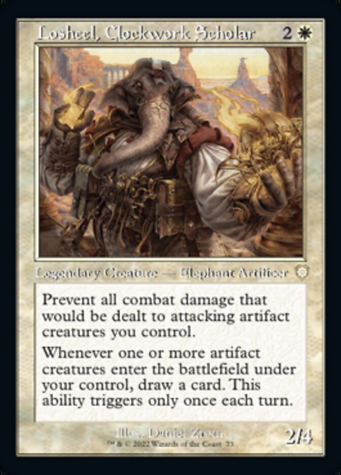 Losheel, Clockwork Scholar (Retro) [The Brothers' War Commander] | Odin's Place