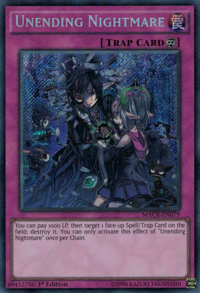 Unending Nightmare [MACR-EN079] Secret Rare | Odin's Place