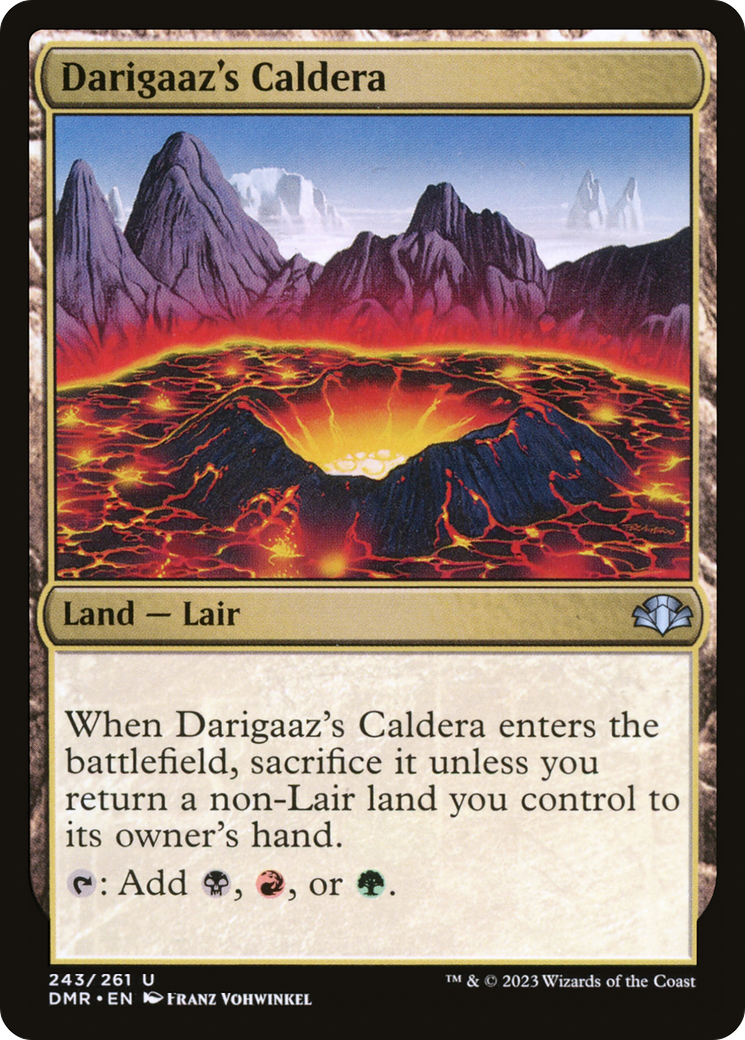 Darigaaz's Caldera [Dominaria Remastered] | Odin's Place