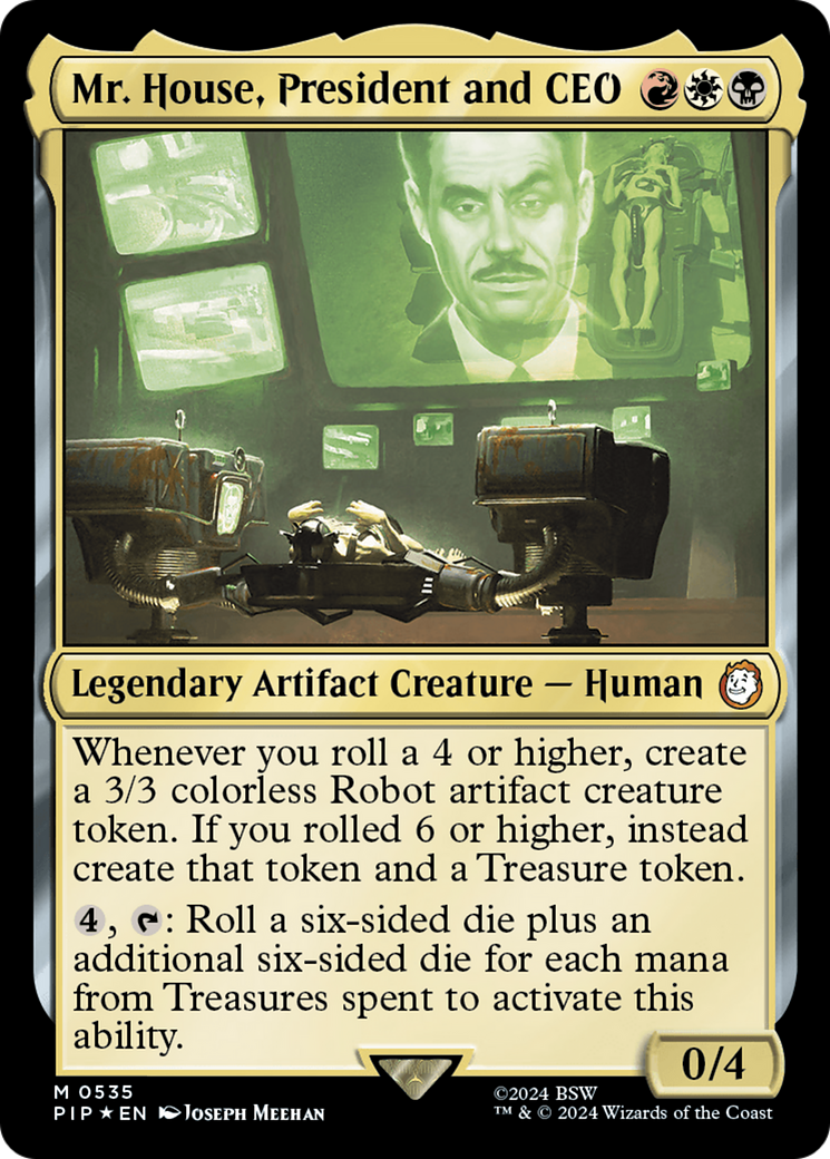 Mr. House, President and CEO (Surge Foil) [Fallout] | Odin's Place