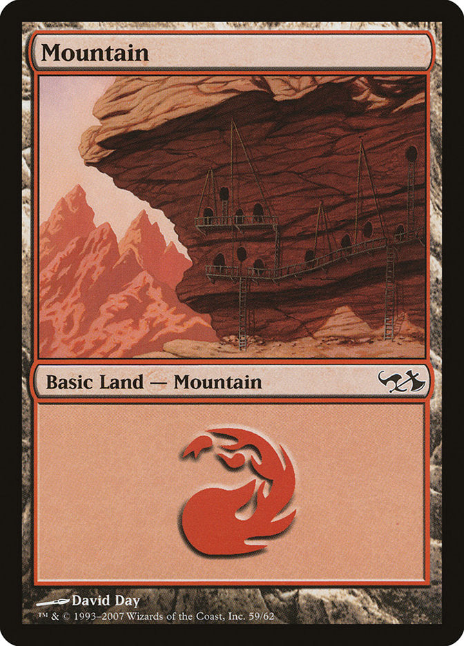 Mountain (59) [Duel Decks: Elves vs. Goblins] | Odin's Place