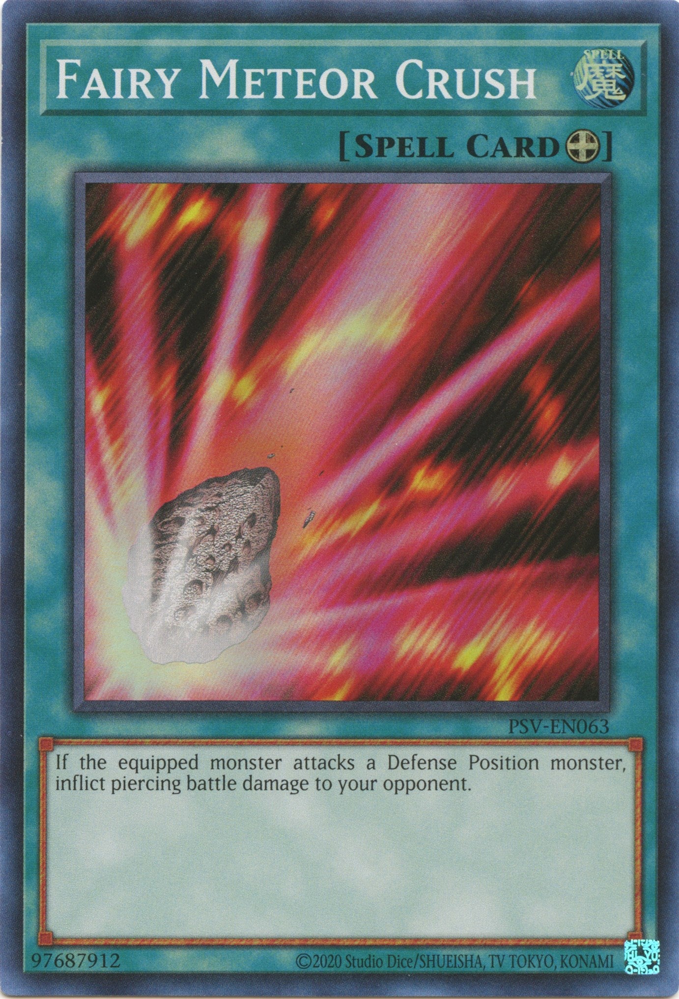 Fairy Meteor Crush (25th Anniversary) [PSV-EN063] Super Rare | Odin's Place