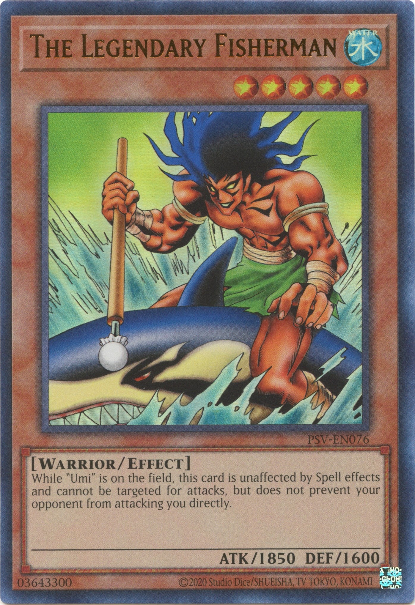 The Legendary Fisherman (25th Anniversary) [PSV-EN076] Ultra Rare | Odin's Place