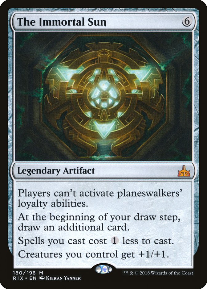 The Immortal Sun (180) [Rivals of Ixalan] | Odin's Place