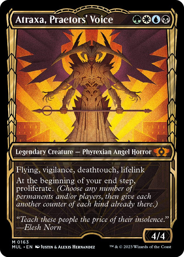 Atraxa, Praetors' Voice (Halo Foil) [Multiverse Legends] | Odin's Place