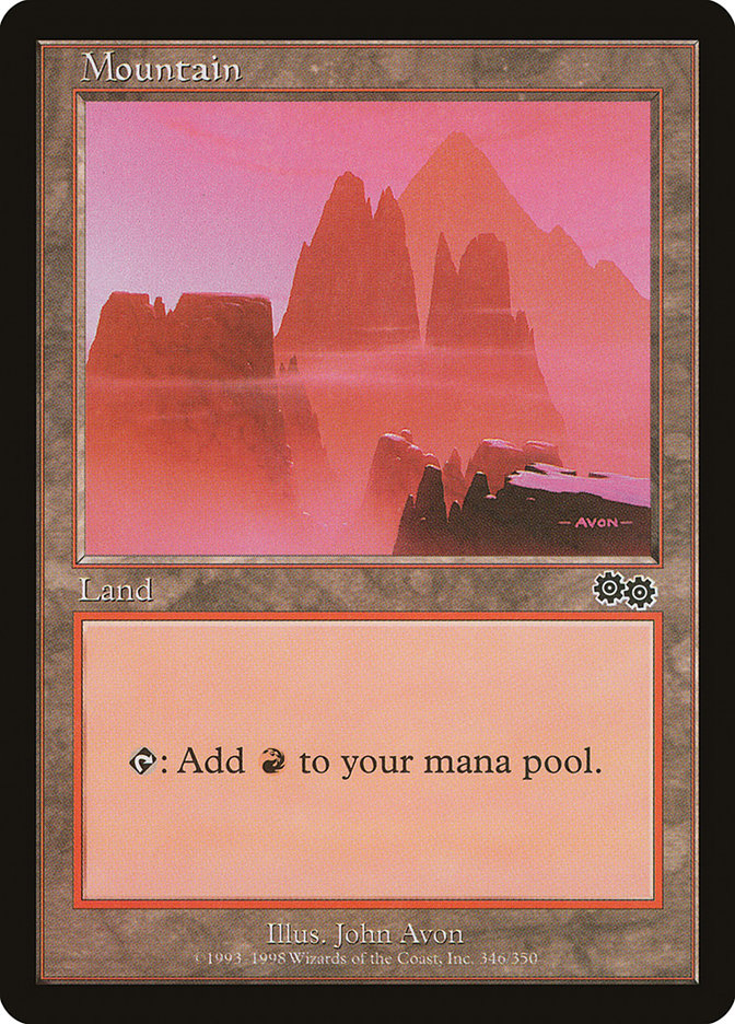 Mountain (346) [Urza's Saga] | Odin's Place