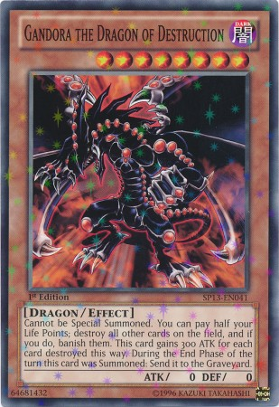 Gandora the Dragon of Destruction [SP13-EN041] Starfoil Rare | Odin's Place