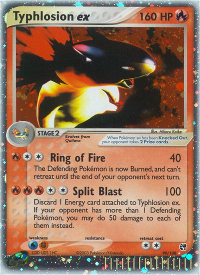 Typhlosion ex (99/100) [EX: Sandstorm] | Odin's Place