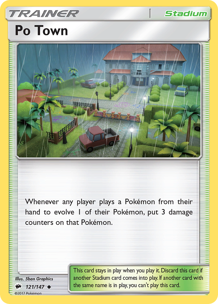 Po Town (121/147) [Sun & Moon: Burning Shadows] | Odin's Place