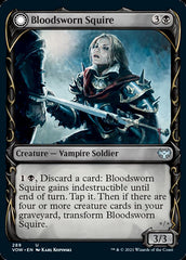 Bloodsworn Squire // Bloodsworn Knight (Showcase Fang Frame) [Innistrad: Crimson Vow] | Odin's Place