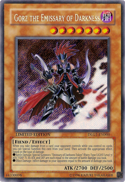Gorz the Emissary of Darkness [DLG1-EN000] Secret Rare | Odin's Place