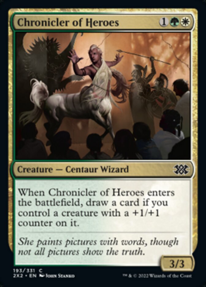 Chronicler of Heroes [Double Masters 2022] | Odin's Place