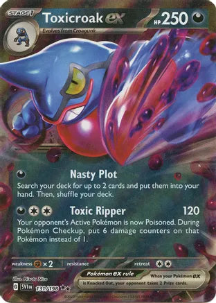 Toxicroak ex (131/198) [Scarlet & Violet: Base Set] | Odin's Place