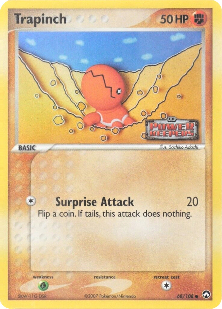 Trapinch (68/108) (Stamped) [EX: Power Keepers] | Odin's Place