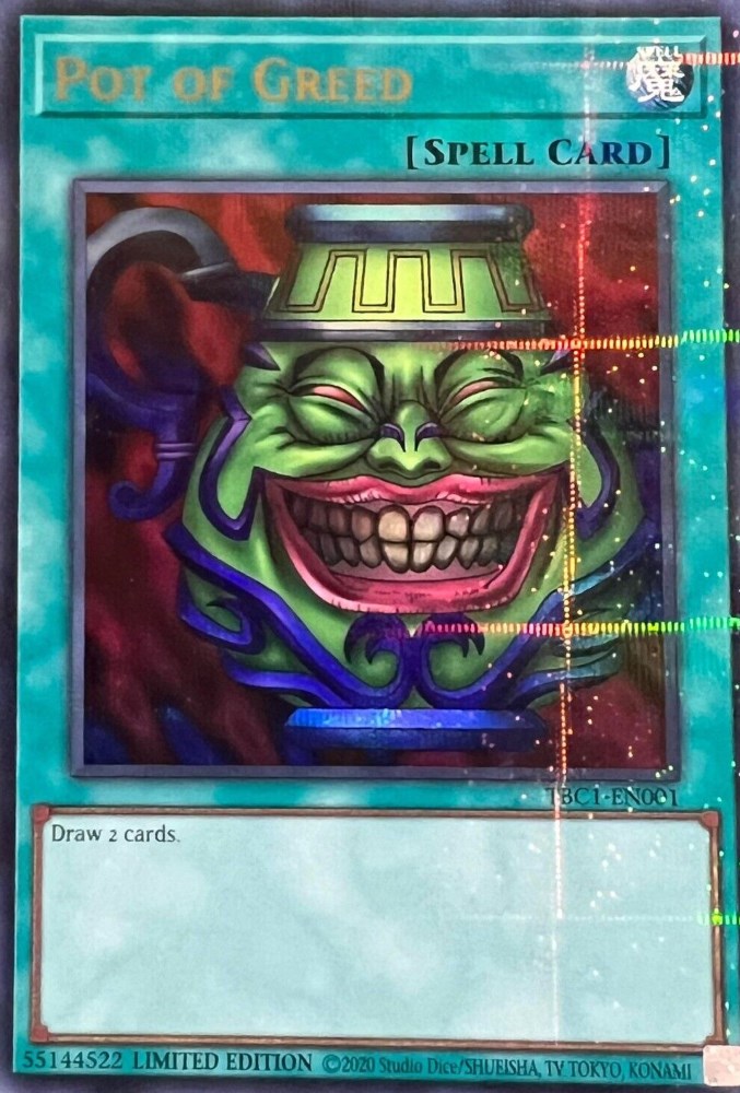Pot of Greed [TBC1-EN001] Ultra Rare | Odin's Place