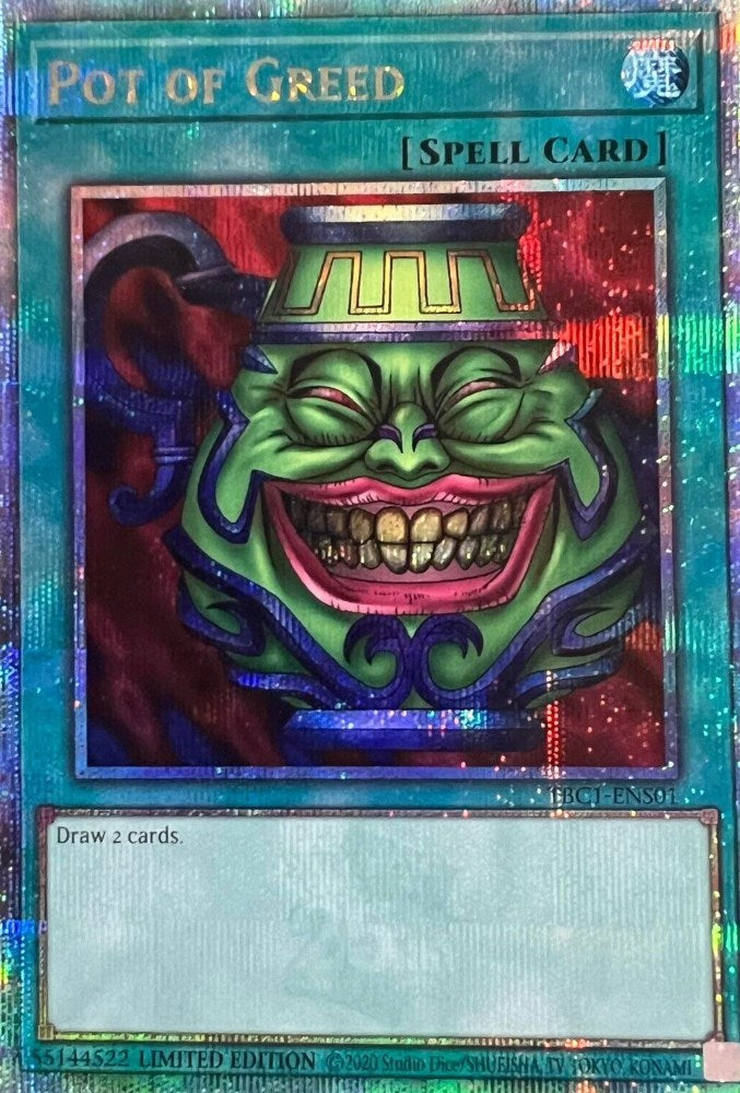 Pot of Greed [TBC1-ENS01] Secret Rare | Odin's Place