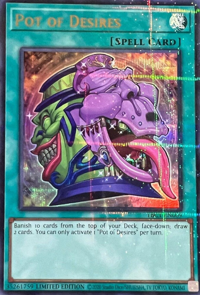 Pot of Desires [TBC1-EN009] Ultra Rare | Odin's Place