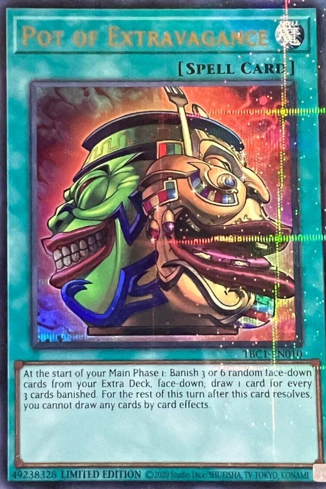 Pot of Extravagance [TBC1-EN010] Ultra Rare | Odin's Place