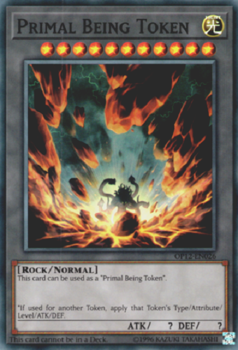 Primal Being Token [OP12-EN026] Super Rare | Odin's Place