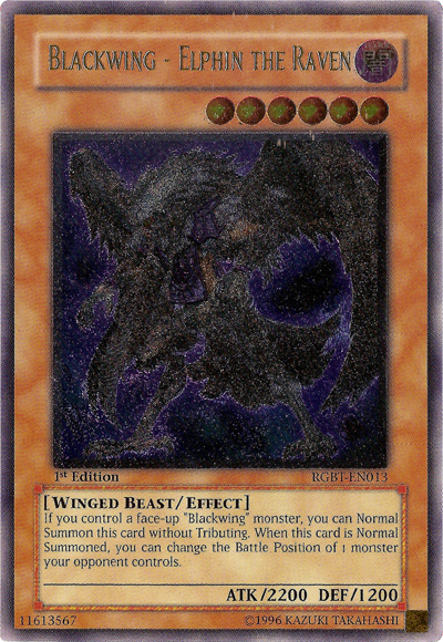 Blackwing - Elphin the Raven [RGBT-EN013] Ultimate Rare | Odin's Place