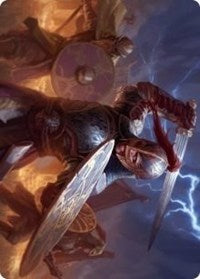 Beskir Shieldmate Art Card [Kaldheim Art Series] | Odin's Place