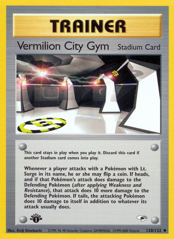 Vermilion City Gym (120/132) [Gym Heroes 1st Edition] | Odin's Place