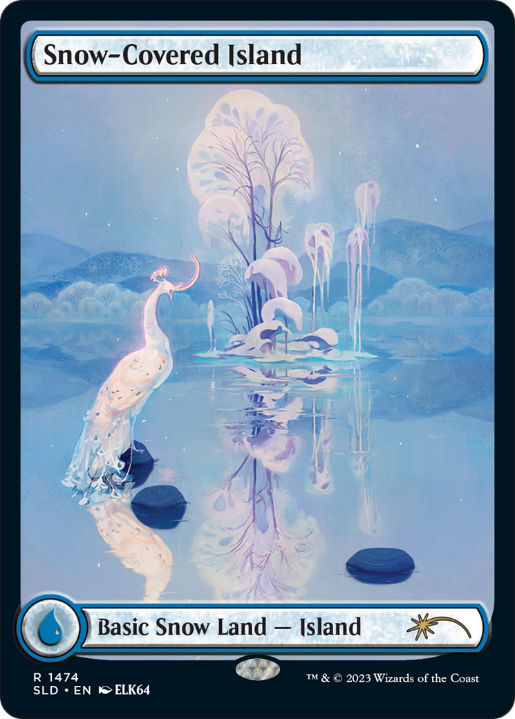 Snow-Covered Island (1474) [Secret Lair Drop Series] | Odin's Place