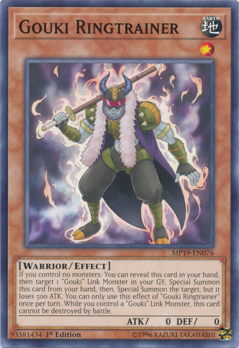 Gouki Ringtrainer [MP19-EN076] Common | Odin's Place