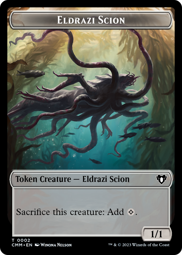 Eldrazi Scion // Spirit (0058) Double-Sided Token [Commander Masters Tokens] | Odin's Place
