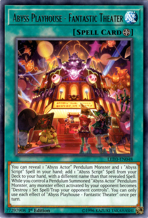 Abyss Playhouse - Fantastic Theater [LED3-EN048] Rare | Odin's Place