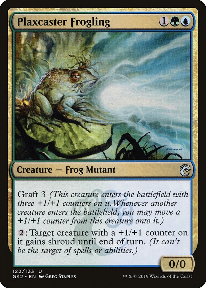 Plaxcaster Frogling (122) [Ravnica Allegiance Guild Kit] | Odin's Place