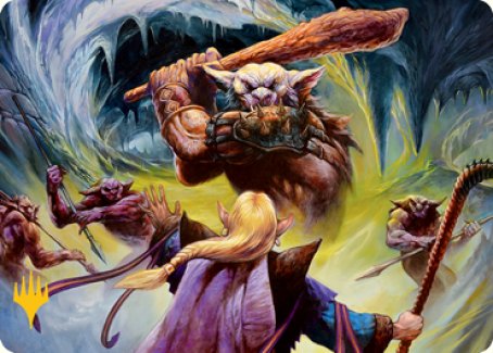 Den of the Bugbear (Dungeon Module) Art Card (Gold-Stamped Signature) [Dungeons & Dragons: Adventures in the Forgotten Realms Art Series] | Odin's Place