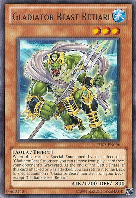 Gladiator Beast Retiari [TU03-EN006] Rare | Odin's Place