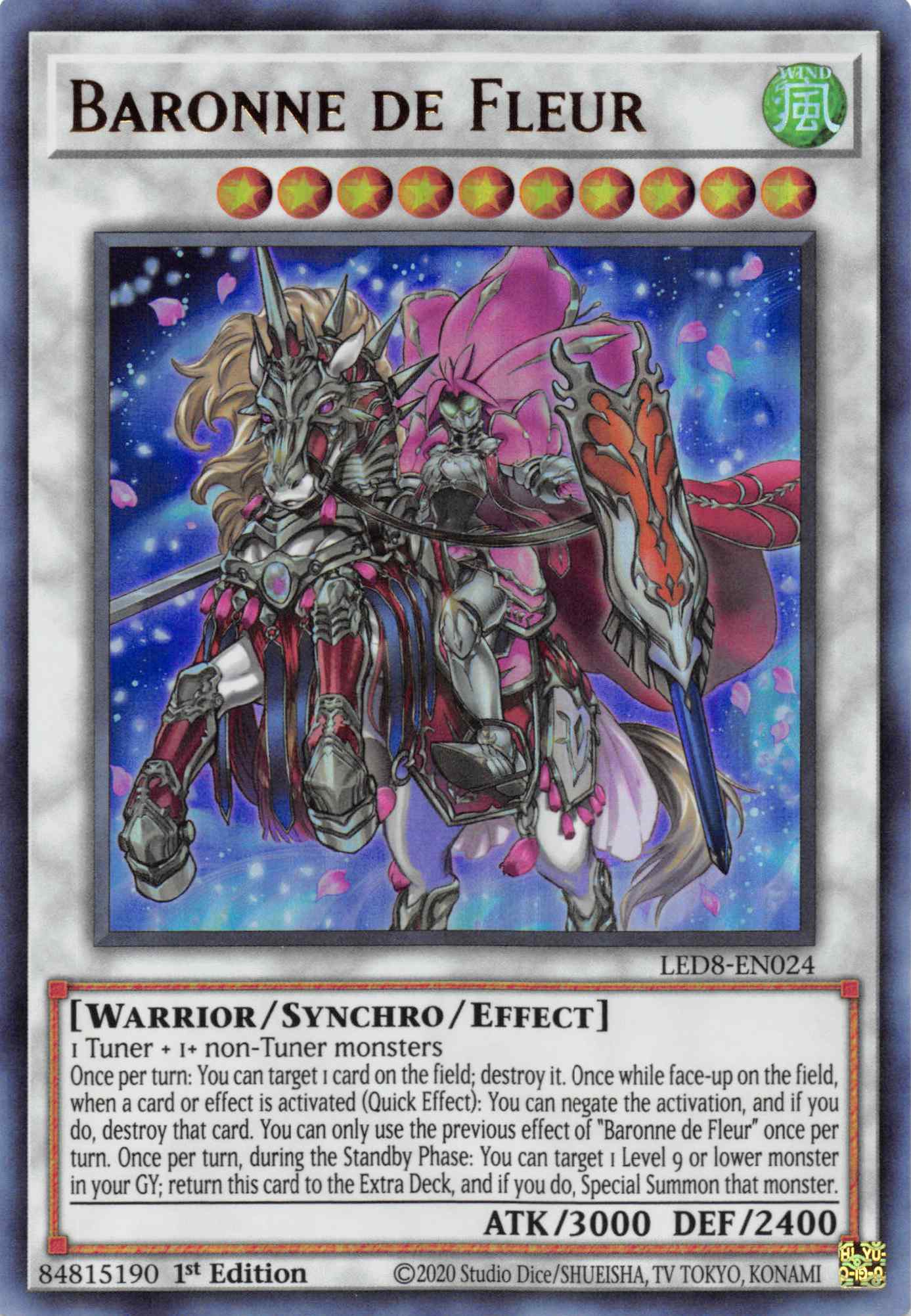 Baronne de Fleur [LED8-EN024] Ultra Rare | Odin's Place