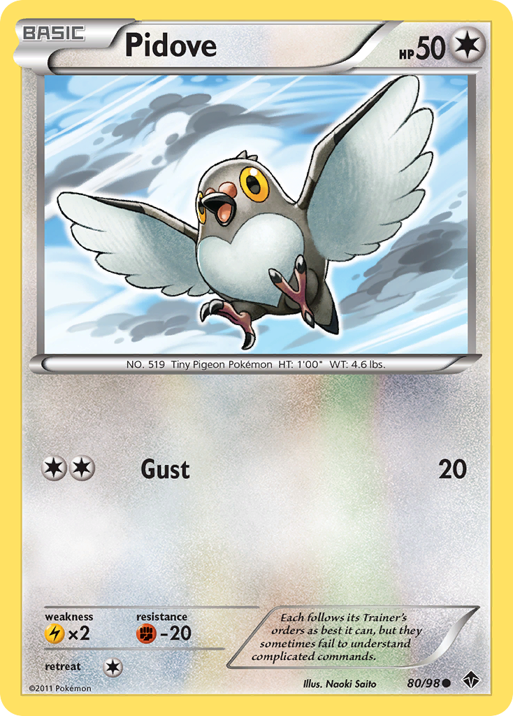 Pidove (80/98) [Black & White: Emerging Powers] | Odin's Place