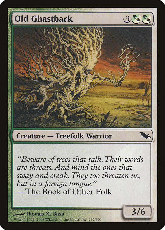 Old Ghastbark (232) [Shadowmoor] | Odin's Place