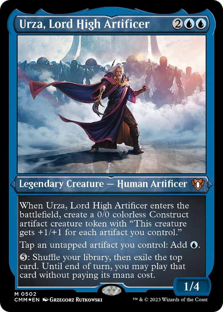 Urza, Lord High Artificer (Foil Etched) [Commander Masters] | Odin's Place