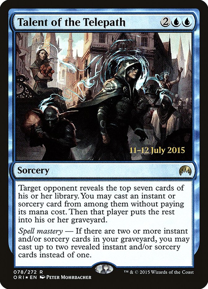 Talent of the Telepath (78) [Magic Origins Prerelease Promos] | Odin's Place