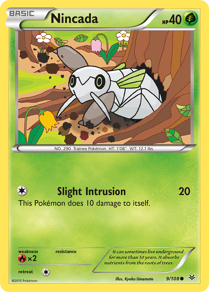 Nincada (9/108) [XY: Roaring Skies] | Odin's Place
