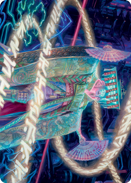 Satsuki, the Living Lore Art Card [Kamigawa: Neon Dynasty Art Series] | Odin's Place