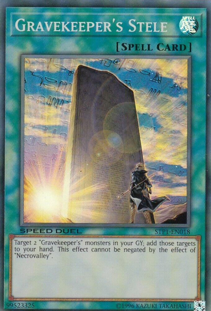 Gravekeeper's Stele [STP1-EN018] Super Rare | Odin's Place