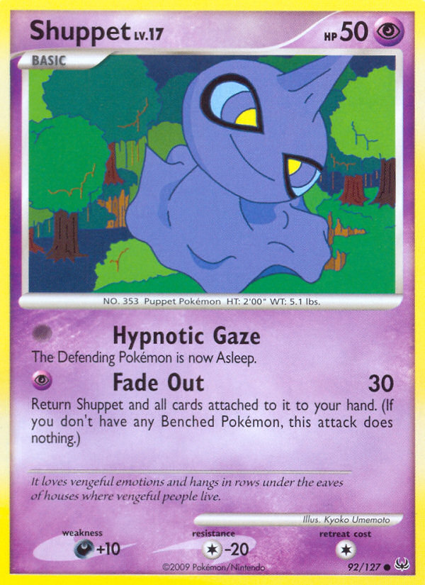 Shuppet (92/127) [Platinum: Base Set] | Odin's Place