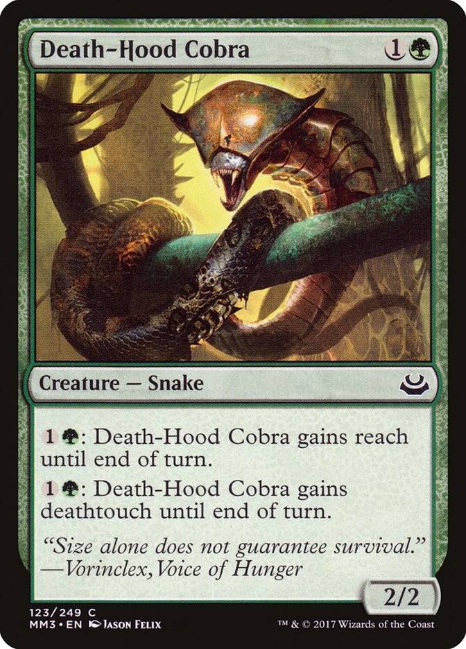 Death-Hood Cobra (123) [Modern Masters 2017] | Odin's Place