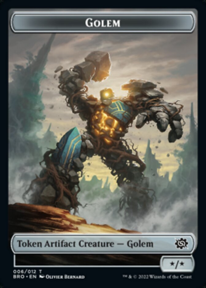 Golem Token [The Brothers' War Tokens] | Odin's Place