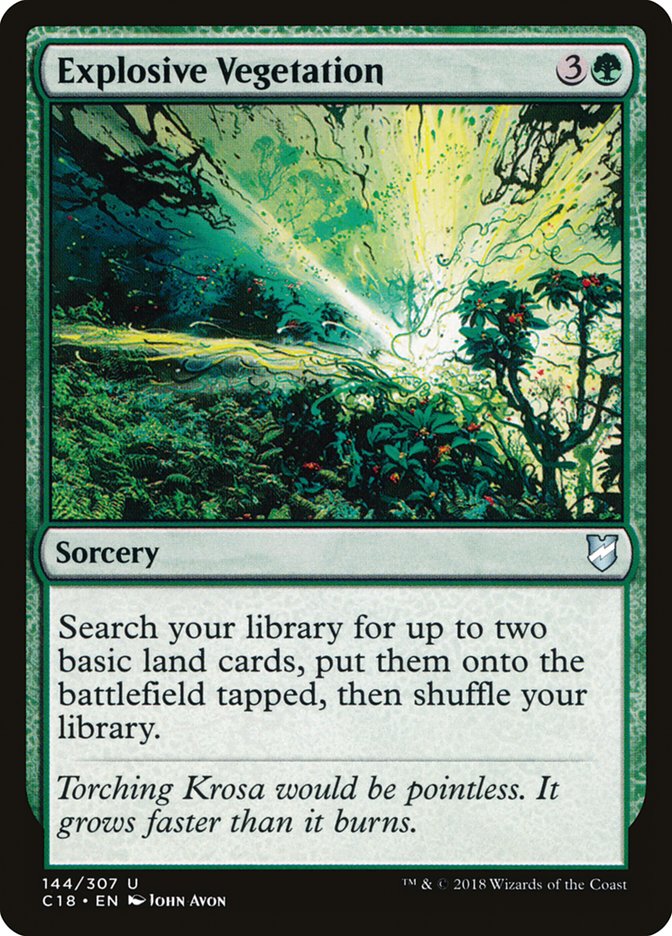 Explosive Vegetation (144) [Commander 2018] | Odin's Place