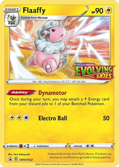 Flaaffy (SWSH122) (Prerelease Promo) [Sword & Shield: Black Star Promos] | Odin's Place