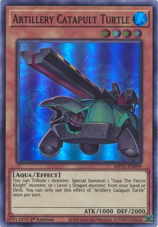 Artillery Catapult Turtle [MP21-EN099] Super Rare | Odin's Place